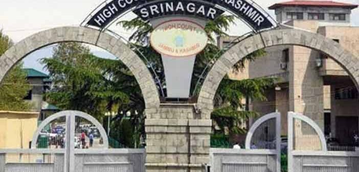 Jammu Kashmir High Court.